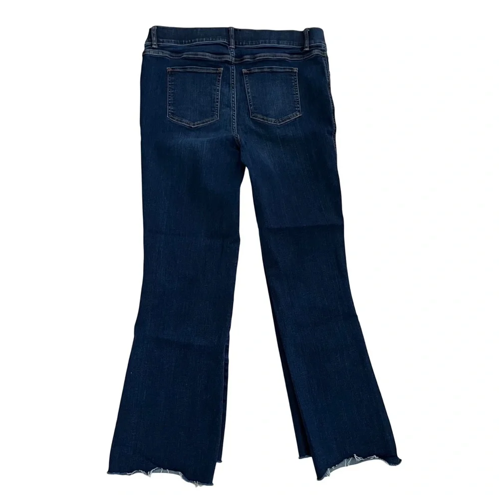 SPANX Pull-On Stretch Flare Jeans in Midnight Shade, Size XL - Picture 2 of 5